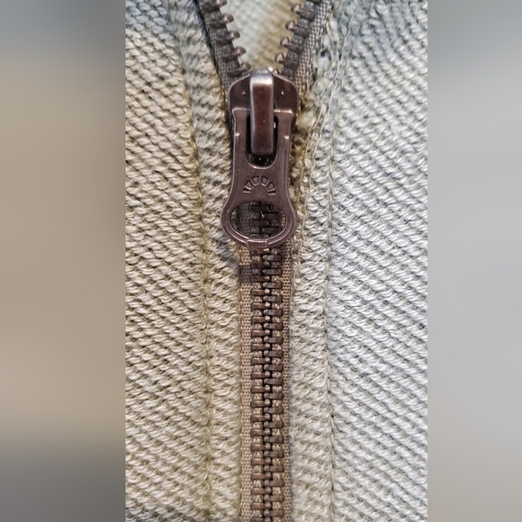 C&C California Sun Washed Green Zip-Up Hoodie with Pockets Size Small - Picture 4 of 8